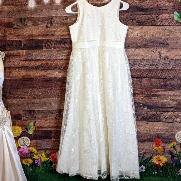 Other - Size 12 ivory A line Wedding, Pageant, Lace Flower Girl Dress